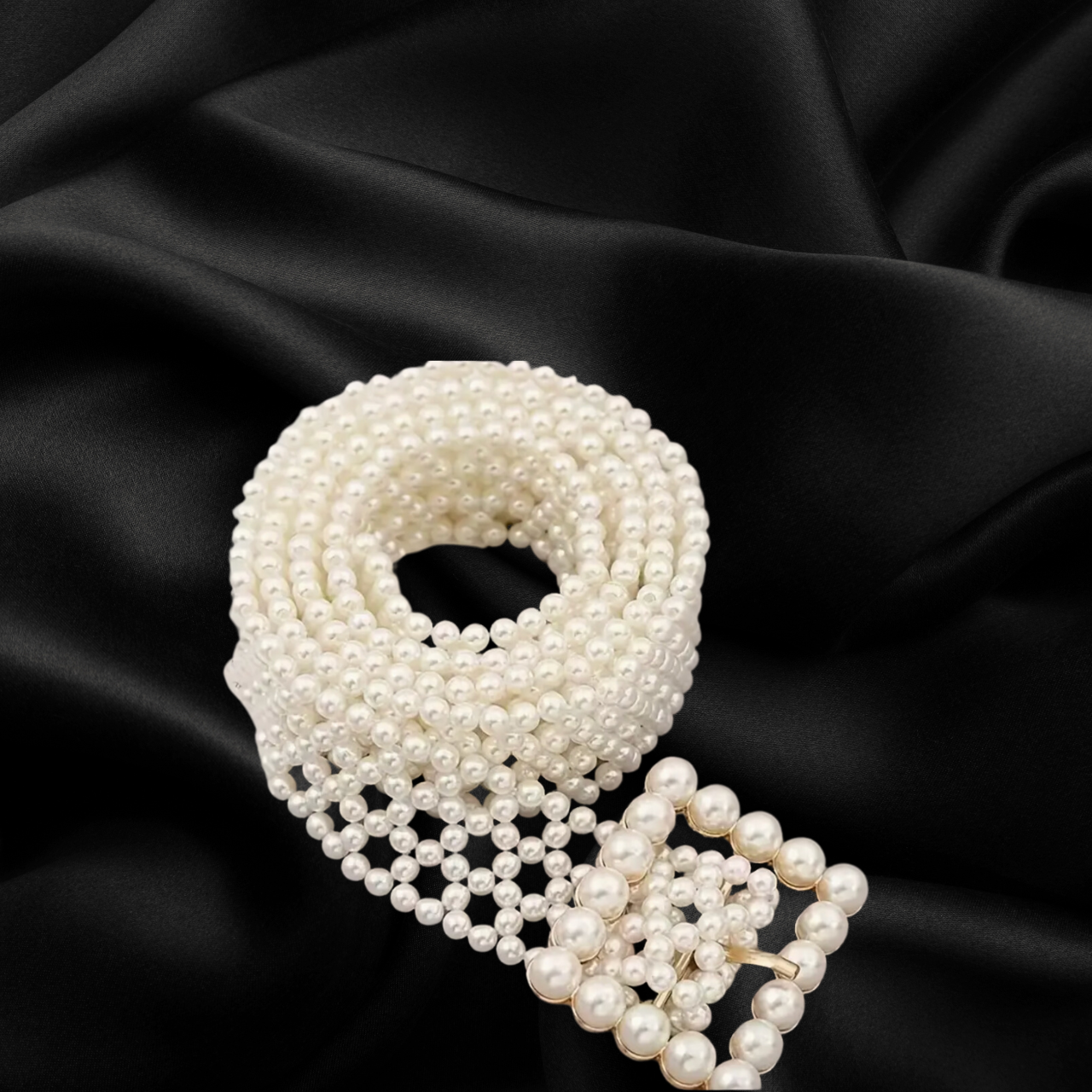 Stunning Vintage Faux Pearl Classy Belt