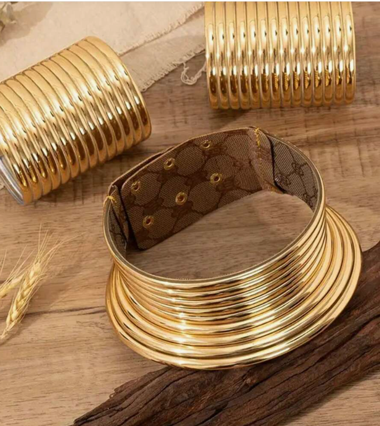 Afrocentric Choker & Cuffs